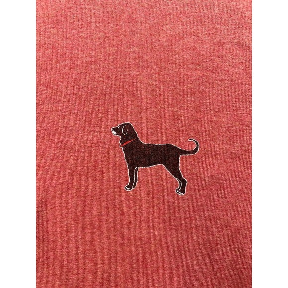 The Black Dog Sweatshirt Men's L Red‎ Quarter Zip Long Sleeve - Picture 6 of 10